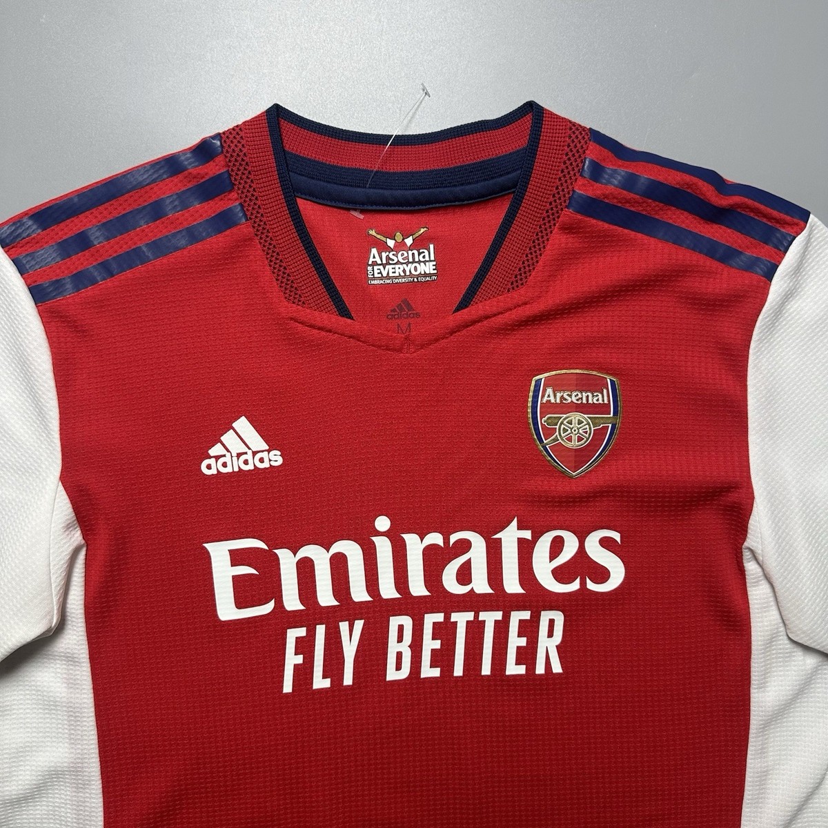 ARSENAL ADIDAS 2021/2022 FOOTBALL HOME JERSEY #10 SMITH ROWE SIZE