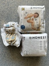 New HONEST Company TRAINING PANTS Size 3T/4T Quantity 39 Construction Crayons