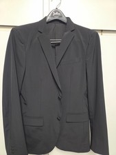 THEORY Black Rodolf CF Clymer Poly Stretch BLAZER JACKET, Size 38