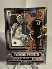 A'ja Wilson 2025 Panini Donruss WNBA Holo Laser Franchise Features /99