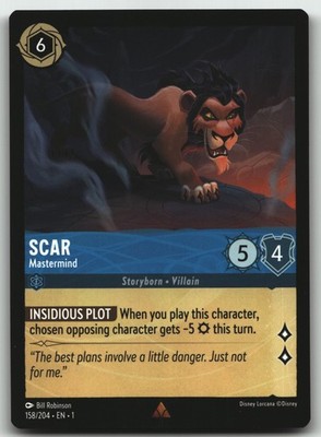 Scar - Mastermind Rare The First Chapter 158/204 NM