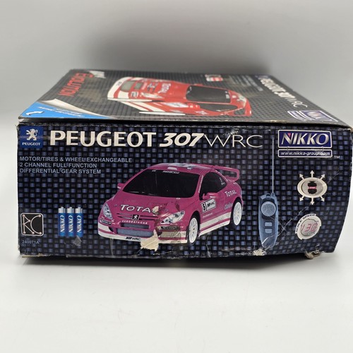 Peugeot 307 WRC Nikko Mini Evolution 1/24 Remote Control Car - Picture 6 of 12