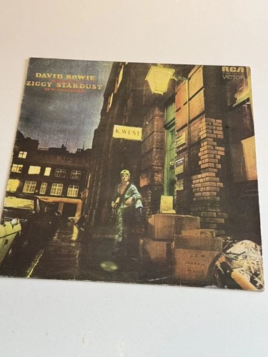 DAVID BOWIE ZIGGY STARDUST UK RCA TITANIC CREDIT NO MAINMAN 1ST PRESS 1972 RARE