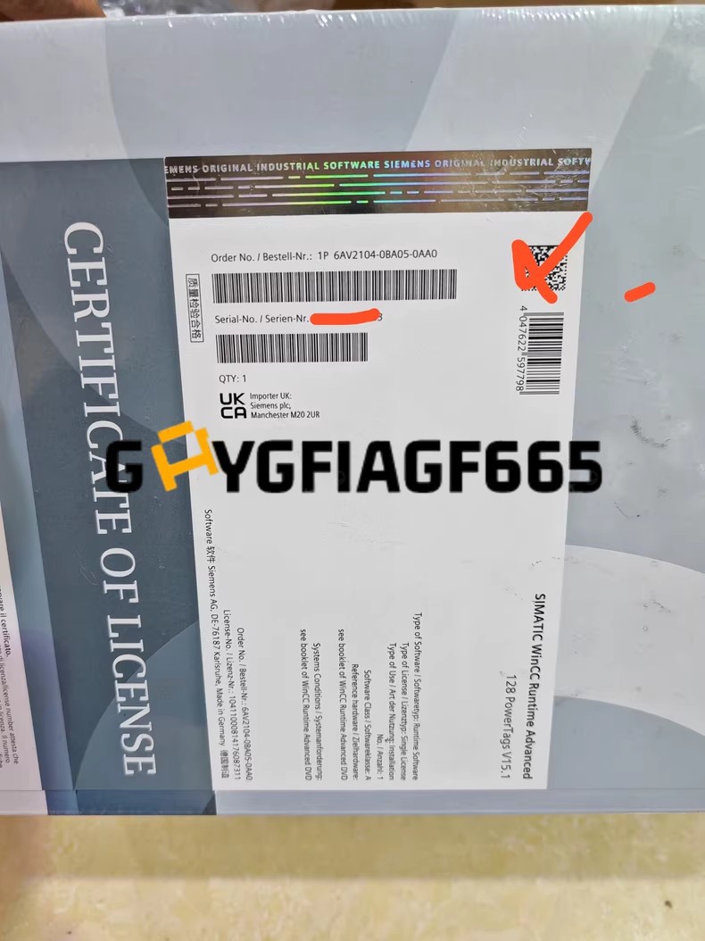 1 Pcs Brand New Siemens 6AV2104-0BA05-0AA0 Software Fast shipping DHL/Fedex