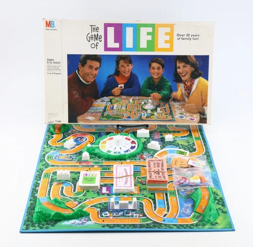 Vintage 1991 The Game of Life Board Game Milton Bradley 100% Complete