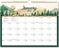 2026 Wall Calendar - 12 Months Wall Calendar 2026 from JAN.2026 - DEC.2026, 14.8