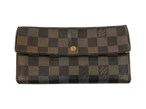 Louis Vuitton Monogram Brown Wallet Authentic Pre-Owned Vintage