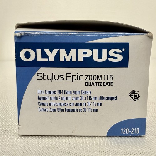 Olympus Stylus Epic ZOOM 115 Quartzdate All Weather 35mm Point & Shoot With Box - Afbeelding 22 van 24