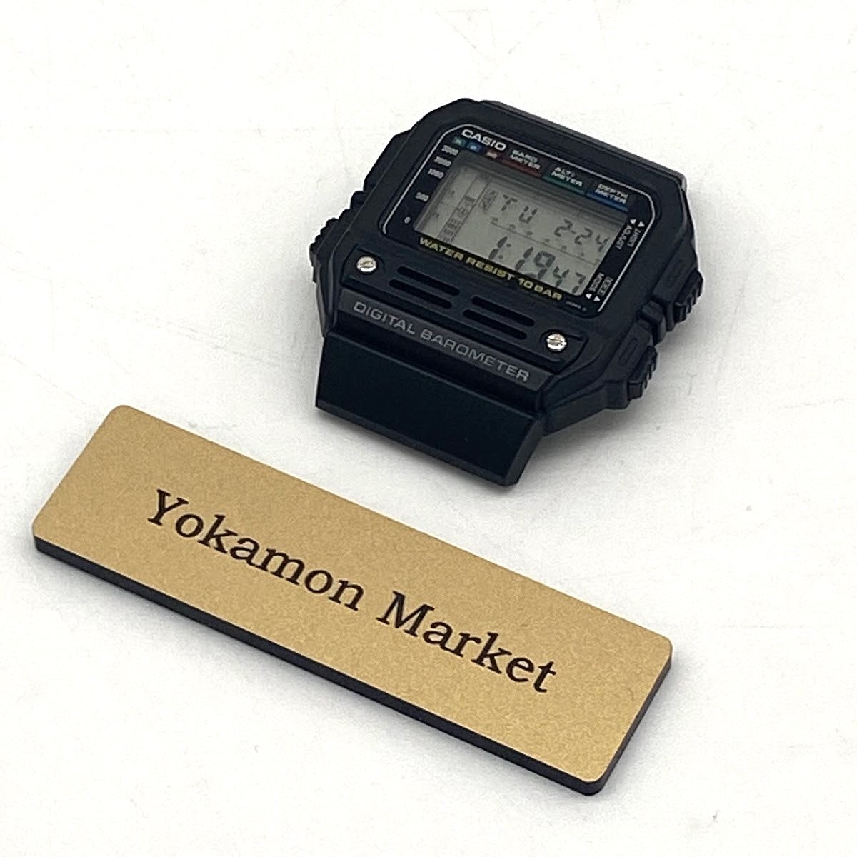 Vintage Casio Digital Watch Barometer Bm-100wj 560 Altimeter Depth