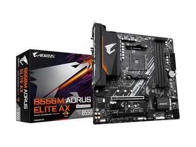 GIGABYTE B550M AORUS ELITE AX Motherboard AMD AM4 Ryzen Compatible DDR4 PCIe 4.0
