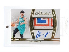 VASILIJE MICIC 2023-24 FLAWLESS RPA ROOKIE PATCH GOLD RC AUTO 08/10