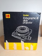 Kodak Ektagraphic III Carousel Slide Projector Base Cover Box USA Read Desc
