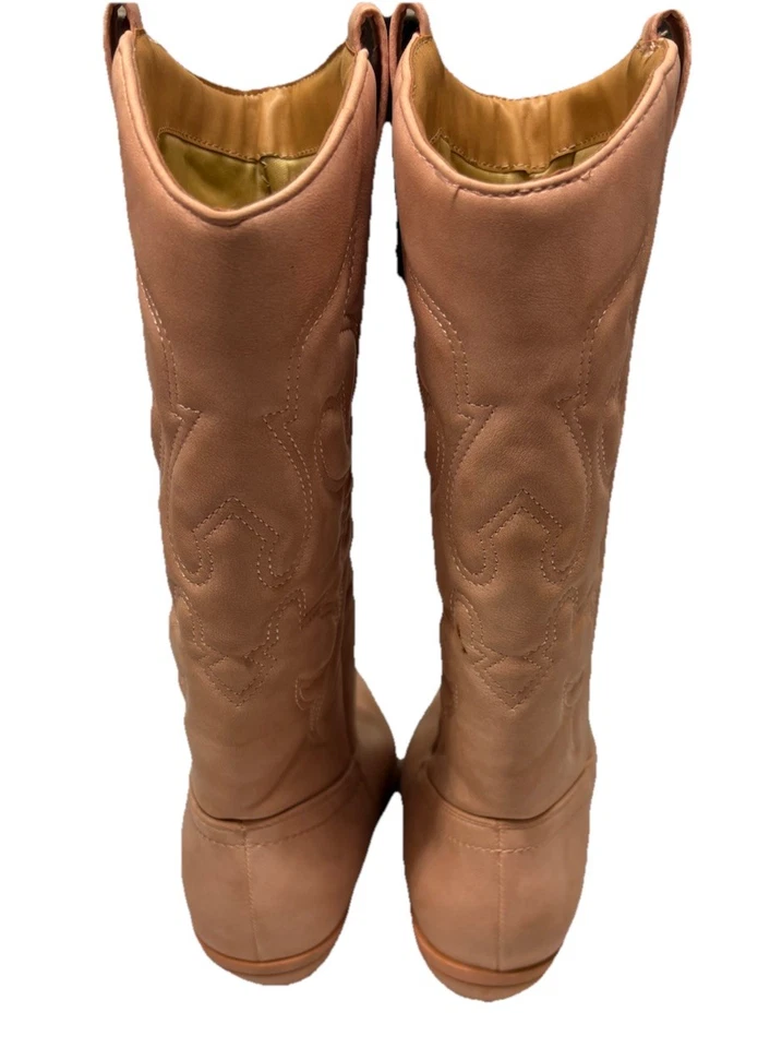 Botas de Vaquero Rosa Soda Western Puntera Punta Para Mujer Talla 10 Vaquera Foto 4 de 4