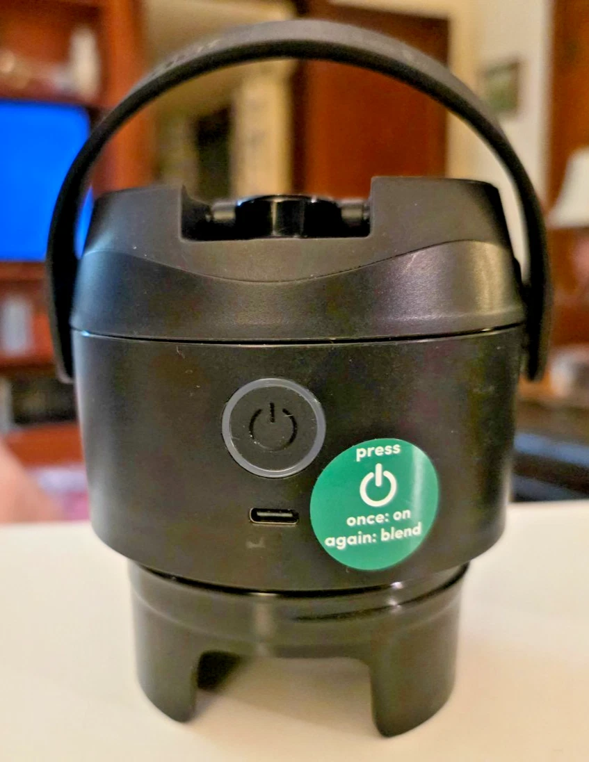 NutriBullet Flip Portable Blender REPLACEMENT Motor Base & Lid - Black NBPB50350