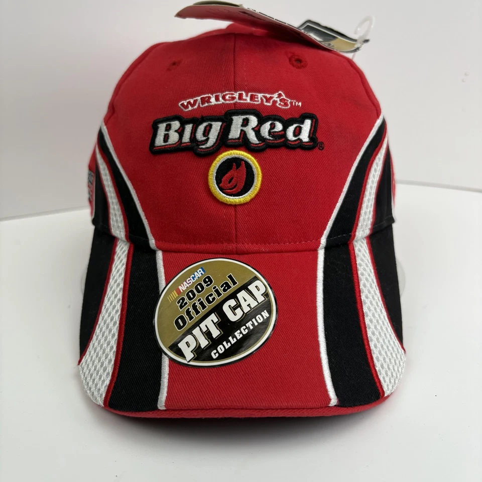 Chip Ganassi 赛车帽带男式均码红色 NASCAR 大红色 2009 42 — 第 2/4 张图片