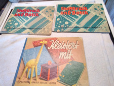 3 Alte Bastelbücher DDR- VAERLAG Leipzig