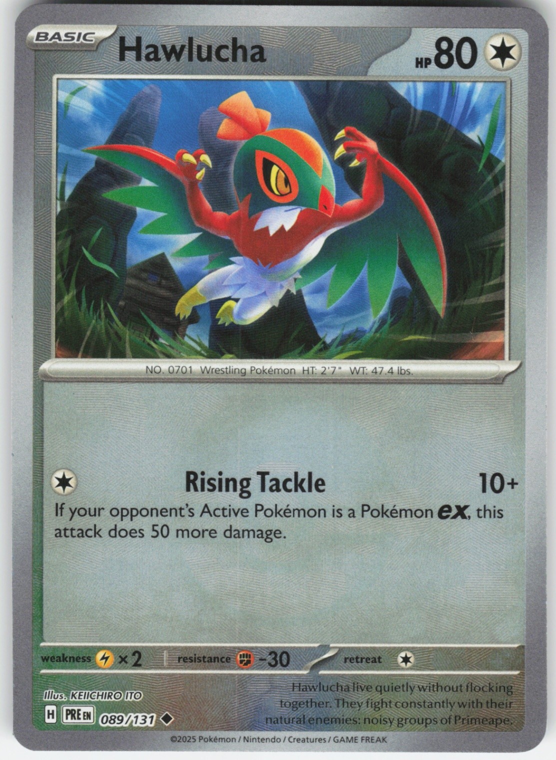 Hawlucha (Poke Ball Pattern) Uncommon SV: Prismatic Evolutions 089/131 LP-NM