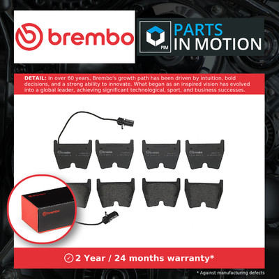 Brake Pads Set fits LAMBORGHINI MURCIELAGO 6.2 Front 2001 on L535 Brembo Quality