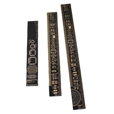 3PCS 6.3/7.87/10.23 Inch Multifunctional Printed Circuit Board Ruler WT