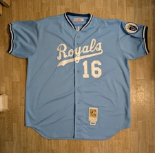Mitchell & Ness Bo Jackson #16 Kanas City Royals Cooperstown Collection 1989 4XL