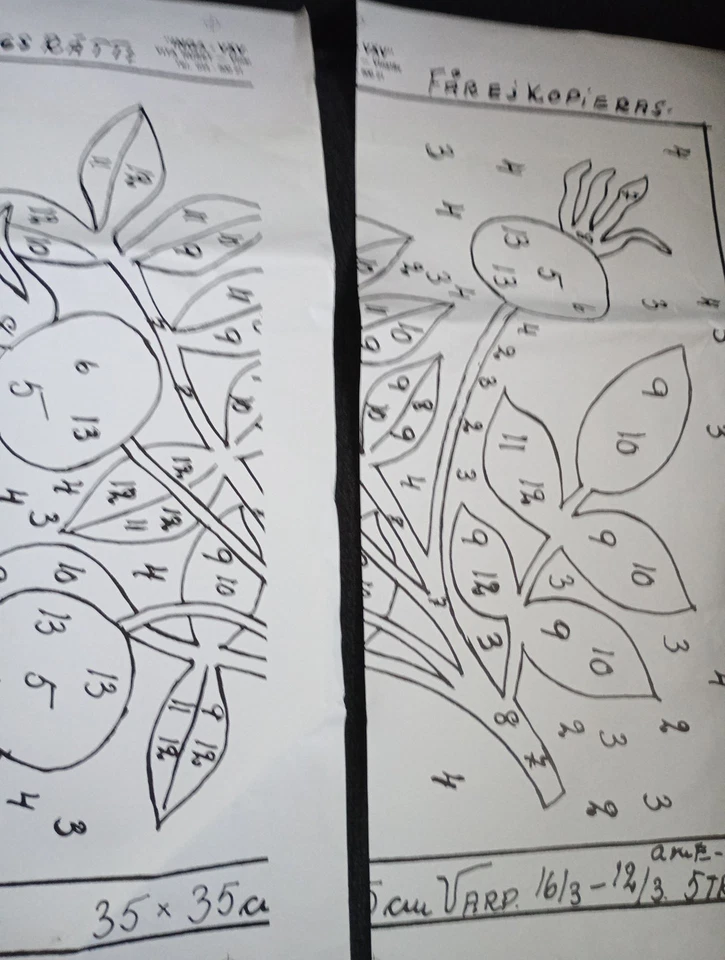 Swedish Weaving Pattern And Yarn. Rosehip. Vintage - Image 4 of 4