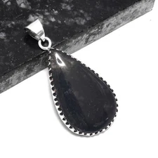 Moss Agate Ethnic Handmade  Pendant Jewelry 2.08" P-867