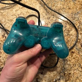  Sony PlayStation 2 PS2 Emerald Green Clear Controller  Tested