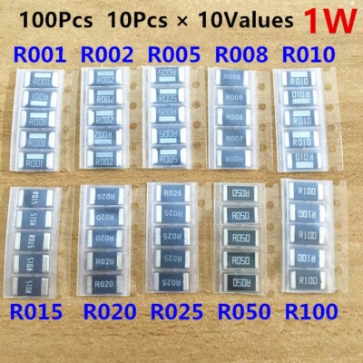 Valori Da 1k A 10M Ohm, Precisione 1%/5%, 0.125W (1/8W