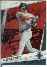 2020 Chronicles Phoenix Gleyber Torres Ruby Red Wave Prizm #'d 070/199 Yankees