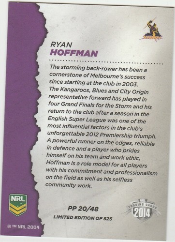 2014 NRL ELITE PRIDE & PASSION **Pick Your Player** - Picture 7 of 11