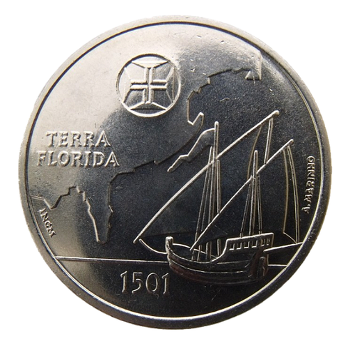PORTUGAL 200 ESCUDOS 2000 KM-730 Terra Florida - SAILING SHIP UNC - Picture 1 of 4