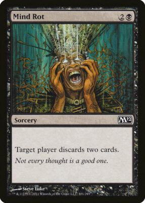 Magic MTG Tradingcard Core Set 2012 Mind Rot 101/249