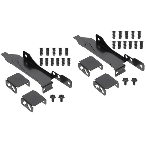 2 Sets Dual -Lüfter -Kühlhalterung Computer-Heizkörperhalter Montagesatz Für