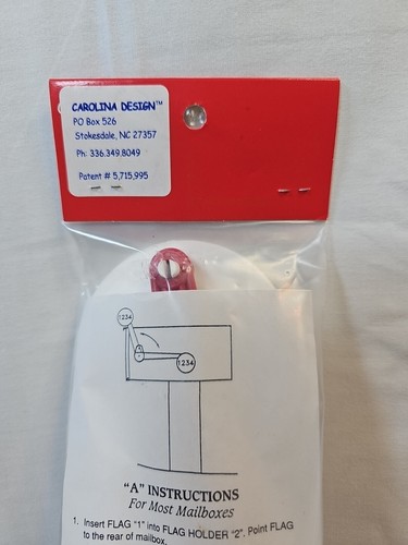 *VINTAGE*Jeff Gordon 24 Bump N Run Mailbox Flag,Nascar,Carolina Design New!!!!!! - Picture 4 of 5