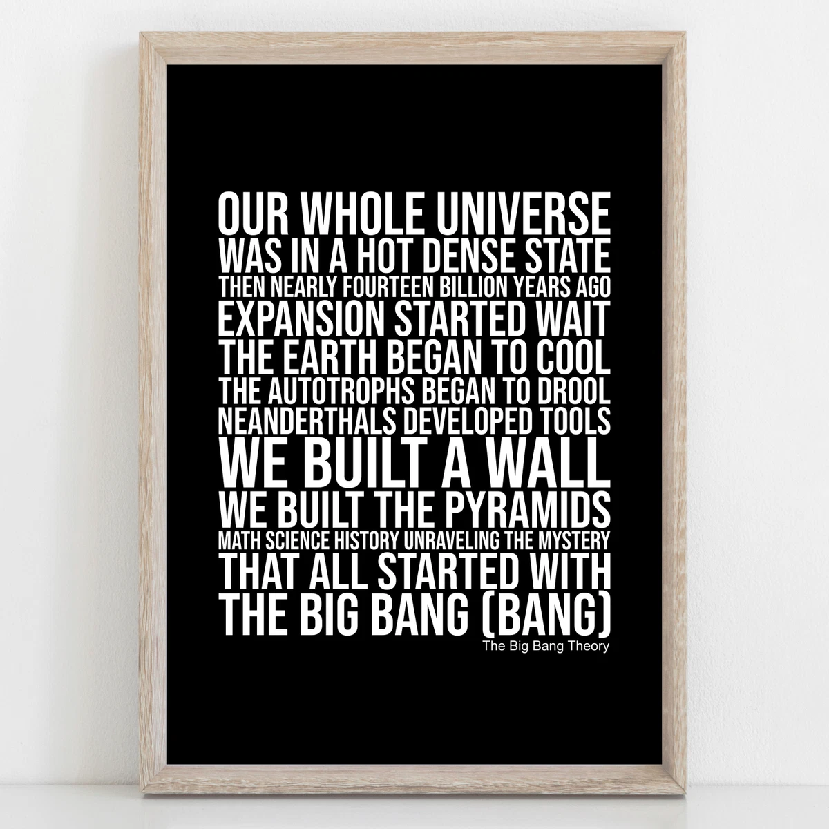 Big Bang Theory Intro Outlet