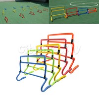 5pcs Adjustable Assemble Speed Agile Hurdle Football Multi Color Training Frame 5pcs Adjustable Assemble Speed Agile Hurdle Football Multi Color Training Frame