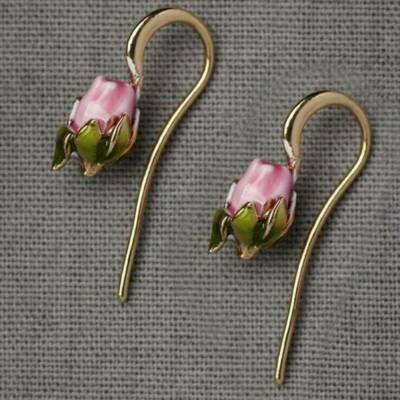 Earrings Women Gift Drop Jewelry Pretty Rose 3D Yellow Gold Plated Elegant | eBay Earrings Women Gift Drop Jewelry Pretty Rose 3D Yellow Gold Plated Elegant | eBay