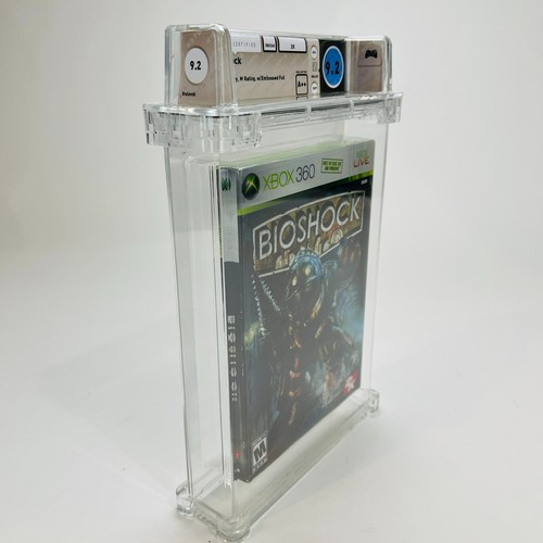 Bioshock - Xbox 360, 2007 Brand New Sealed w/ Slipcover NO Quotes WATA 9.2 A++ - Picture 3 of 5