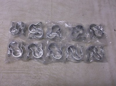 Twenty 7/8  Chrome Clamps for Motorcycles