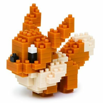 Nanoblock Pokemon Eevee Mini Steine Puzzle 130 Teile Tolles Geschenk NBPM-005