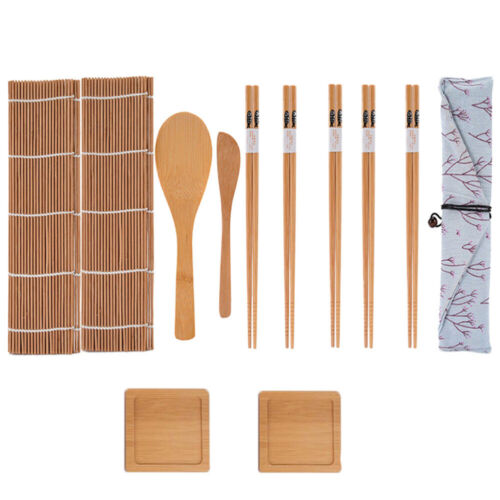 Bamboo Sushi Kit Sushi Beginner Kit Sushi Chopsticks Bamboo Sushi Mat