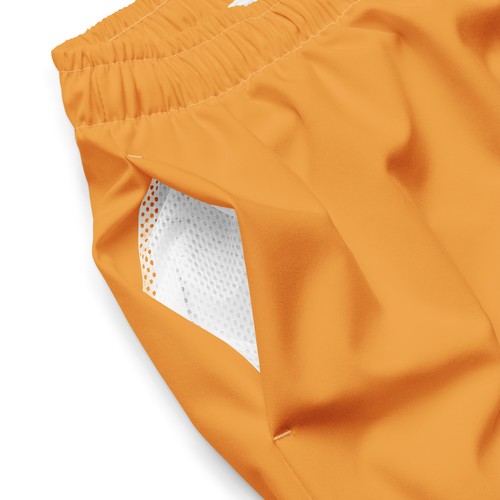Orange Sunset Horizon Men''s Swim Trunks - Quick-Drying, UPF 50+ Protection - Picture 4 of 61