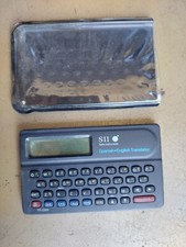 Seiko SII Pocket Spanish English Translator Random House 1983 Tested