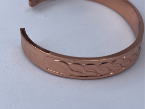 Magnetic Copper 100% Bracelet Therapy Arthritis Pain Relief Bangle - Picture 3 of 5