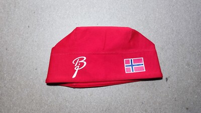Bjorn Daehlie Norway Red Beanie Hat Ski Cap One Size Biathlon Cross Country