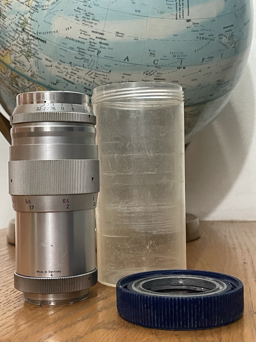 Vintage Steinheil Munchen f/135mm 1:4.5 Culminar VL Lens With Case