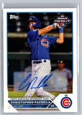 2023 Topps Pro Debut - Christopher Paciolla PD-195 Auto - Chicago Cubs