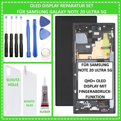 OLED Display für Samsung Galaxy Note 20 Ultra 5G SM-N986 LCD Bildschirm Glas QHD