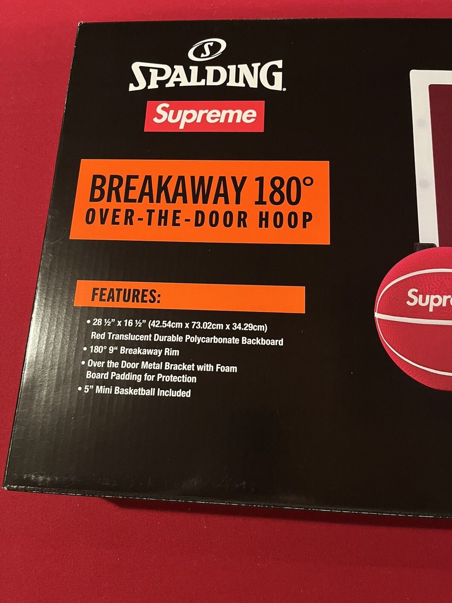 SUPREME®/SPALDING® MINI BASKETBALL 🏀 HOOP SAME DAY 🚚 | eBay