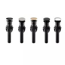 2 Pack Pop Up Drain Stopper for Bathroom Sink, Sink Drain with Overflow,